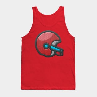 American Football Helmet Tank Top